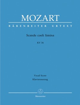 Scande Coeli Limina by Mozart Wolfgang Amadeus - Kohs Andreas - for SATB