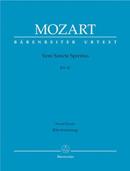 Veni Sancte Spiritus by Mozart Wolfgang Amadeus - Kohs Andreas - for SATB