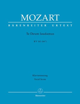 Te Deum Laudamus by Mozart Wolfgang Amadeus - Kohs Andreas - for SATB