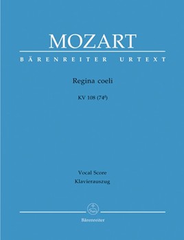 Regina Coeli KV 108 74d by Mozart Wolfgang Amadeus - Kohs Andreas - for SATB