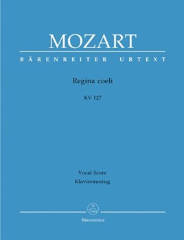 Regina Coeli KV 127 B flat major by Mozart Wolfgang Amadeus - Kohs Andreas - for SATB