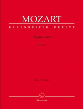 Regina coeli B-flat major K. 127 by Mozart Wolfgang Amadeus for Full Score