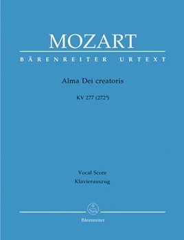 Alma Dei Creatoris K277 by Mozart Wolfgang Amadeus - Kohs Andreas - for SATB