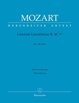 Litaniae Lauretanae Bmv K109 by Mozart Wolfgang Amadeus - Focke Martin - for SATB