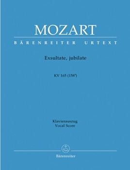 Exsultate Jubilate by Mozart Wolfgang Amadeus - Focke Martin - for Vocal Scor