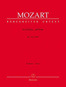 Exsultate Jubilate by Mozart Wolfgang Amadeus for Full Score