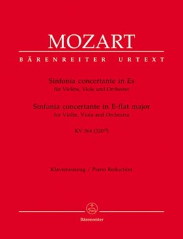 Sinfonia Concertante In E-flat Kv 364 by Mozart Wolfgang Amadeus - Topel Michael - for Str Duet W (Vln and Vla W/pf Reduc)