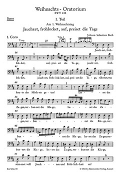 Christmas Oratorio BWV 248 by Bach Johann Sebastian for