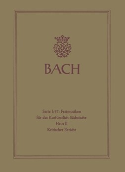 Festmusiken fur das Kurfurstlich-Sachsische Haus II -Kantaten BWV 207a Anhang zu Kantate 207a: Marc by Bach Johann Sebastian for