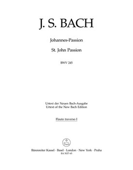 St John Passion BWV 245 by Bach Johann Sebastian - Mendel Arthur - for Set Of Par