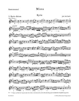 Mass B minor BWV 232 by Bach Johann Sebastian for