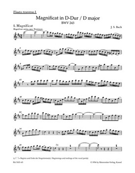 Magnificat D major BWV 243 (2nd version with the 4 inserts from the E-flat major version (transposed by Bach Johann Sebastian for