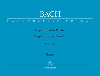 Magnificat In D - Organ Score by Bach Johann Sebastian for Organ Part