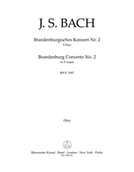 Brandenburg Concerto No. 2 F major BWV 1047 by Bach Johann Sebastian for