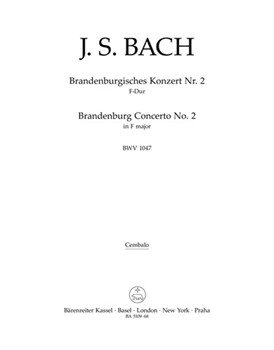 Brandenburg Concerto No. 2 F major BWV 1047 by Bach Johann Sebastian for