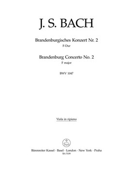 Brandenburg Concerto No. 2 F major BWV 1047 by Bach Johann Sebastian for