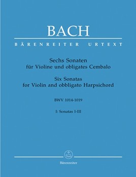 6 Sonatas Bwv 101410151016 by Bach Johann Sebastian for Violin and Piano (Vol 1)