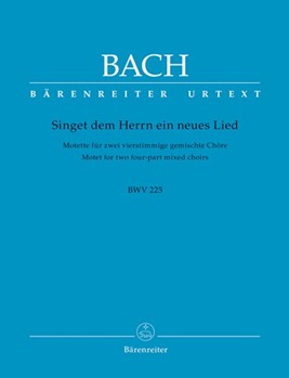 Singet Dem Herrn - (Bwv 225) by Bach Johann Sebastian for SATB