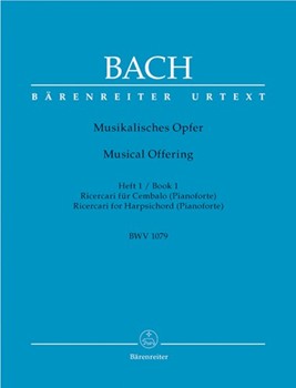 Musical Offering Book 1 BWV 1079 by Bach Johann Sebastian for Piano