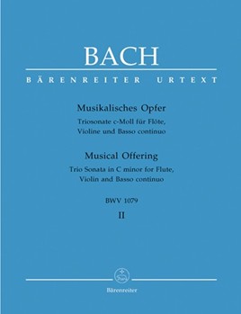 Trio Sonata From Musical Offering by Bach Johann Sebastian for Flute w/st