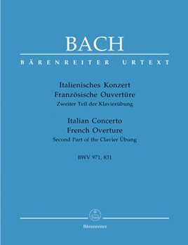 Italian Concerto & French Overture by Bach Johann Sebastian for Piano
