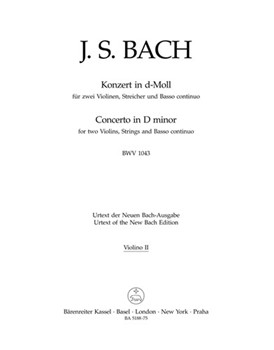 Concerto for 2 Violins BWV 1043 - 2nd Violin part by Bach Johann Sebastian for Violin 2