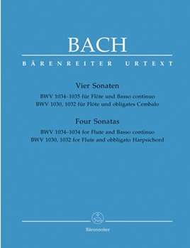 Sonatas (4) Bwv 1030103210341035 by Bach Johann Sebastian for Flute and Piano