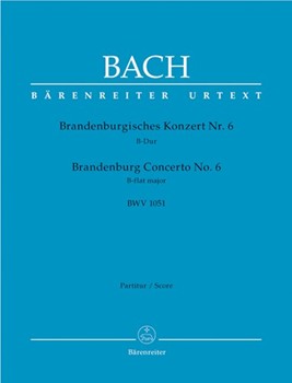Brandenburg Concerto Nr. 6 B flat-major BWV 1051 by Bach Johann Sebastian for 2Va-brac/2