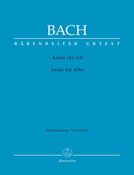 Arias for Contralto (with Accompanying Brochure (english)) by Bach Johann Sebastian - Schelhaas Martin - for ASolo/Pian