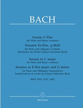 Sonatas by Bach Johann Sebastian for Flute and Piano