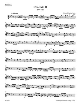 Concerto for Harpsichord and Strings Nr. 2 E major BWV 1053 by Bach Johann Sebastian for