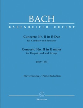 Concerto #2 In E BWV 1053 by Bach Johann Sebastian - Breig Werner - for 2 Piano 4 Hands