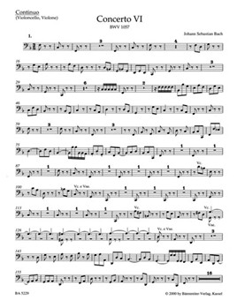 Concerto for Harpsichord two Recorders and Strings Nr. 6 F major BWV 1057 by Bach Johann Sebastian for