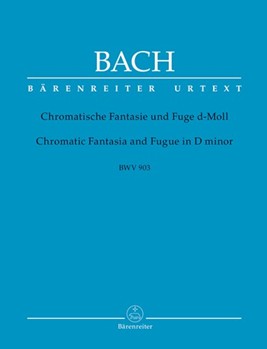 Chromatic Fantasy & Fugue In D Minor by Bach Johann Sebastian for Piano
