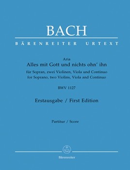 Alles Mit Gott Und Nichts Ohn'ihn by Bach Johann Sebastian - Maul Michael - for Misc Score