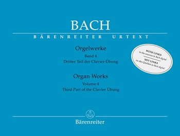 Organ Works Volume 4 by Bach Johann Sebastian for Organ
