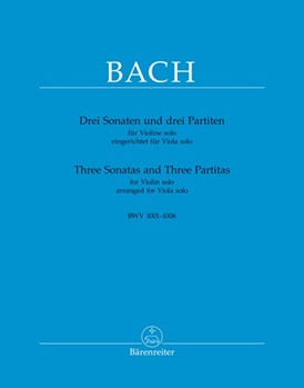 Three Sonatas and Three Partitas for Violin solo BWV 1001-1006