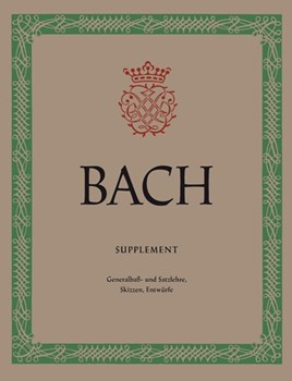 Comments on basso continuo and harmony counterpoint studies sketches and drafts by Bach Johann Sebastian for