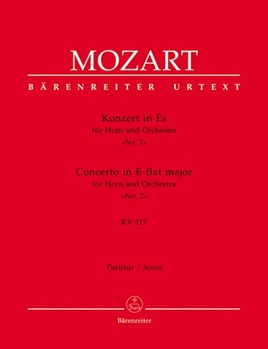 Concerto for Horn und Orchestra Nr. 2 E-flat major K. 417 by Mozart Wolfgang Amadeus for Hn-Solo/2O