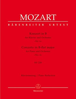 Concerto #6 K238 B-flat Major by Mozart Wolfgang Amadeus - Woodfull-Harris Douglas - for 2 Piano 4 Hands