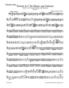 Concerto for Piano and Orchestra Nr. 21 C major K. 467 by Mozart Wolfgang Amadeus for