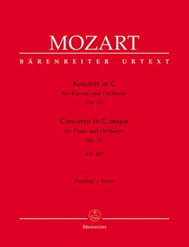 Concerto for Piano and Orchestra Nr. 21 C major K. 467 by Mozart Wolfgang Amadeus for Piano-Solo