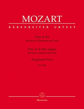 Trio In E-flat Kv 498 by Mozart Wolfgang Amadeus for Piano Trio