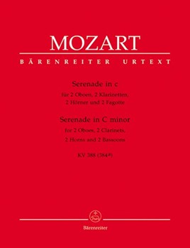 Serenade In C Minor K 388 (384) by Mozart Wolfgang Amadeus for Woodwind Sextet