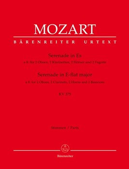 Serenade In E-flat Major Kv375 8-player by Mozart Wolfgang Amadeus for Woodwind Choir (8 Players)