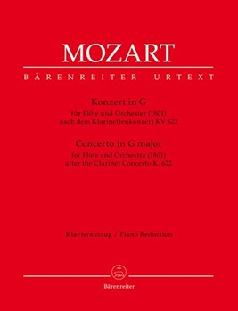 Concerto In G Major K622 by Mozart Wolfgang Amadeus - Hogwood Christopher - for Flute and Piano