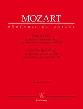 Concerto In G Major K622 by Mozart Wolfgang Amadeus for Full Score