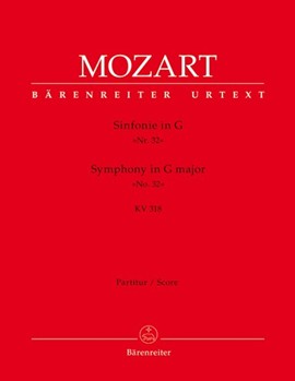 Symphony (Overture) Nr. 32 G major K. 318 by Mozart Wolfgang Amadeus for 2Fl/2Ob/2b