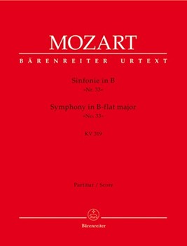 Symphony Nr. 33 B-flat major K. 319 by Mozart Wolfgang Amadeus for 2Ob/2basso