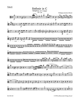 Symphony Nr. 34 C major K. 338 by Mozart Wolfgang Amadeus for